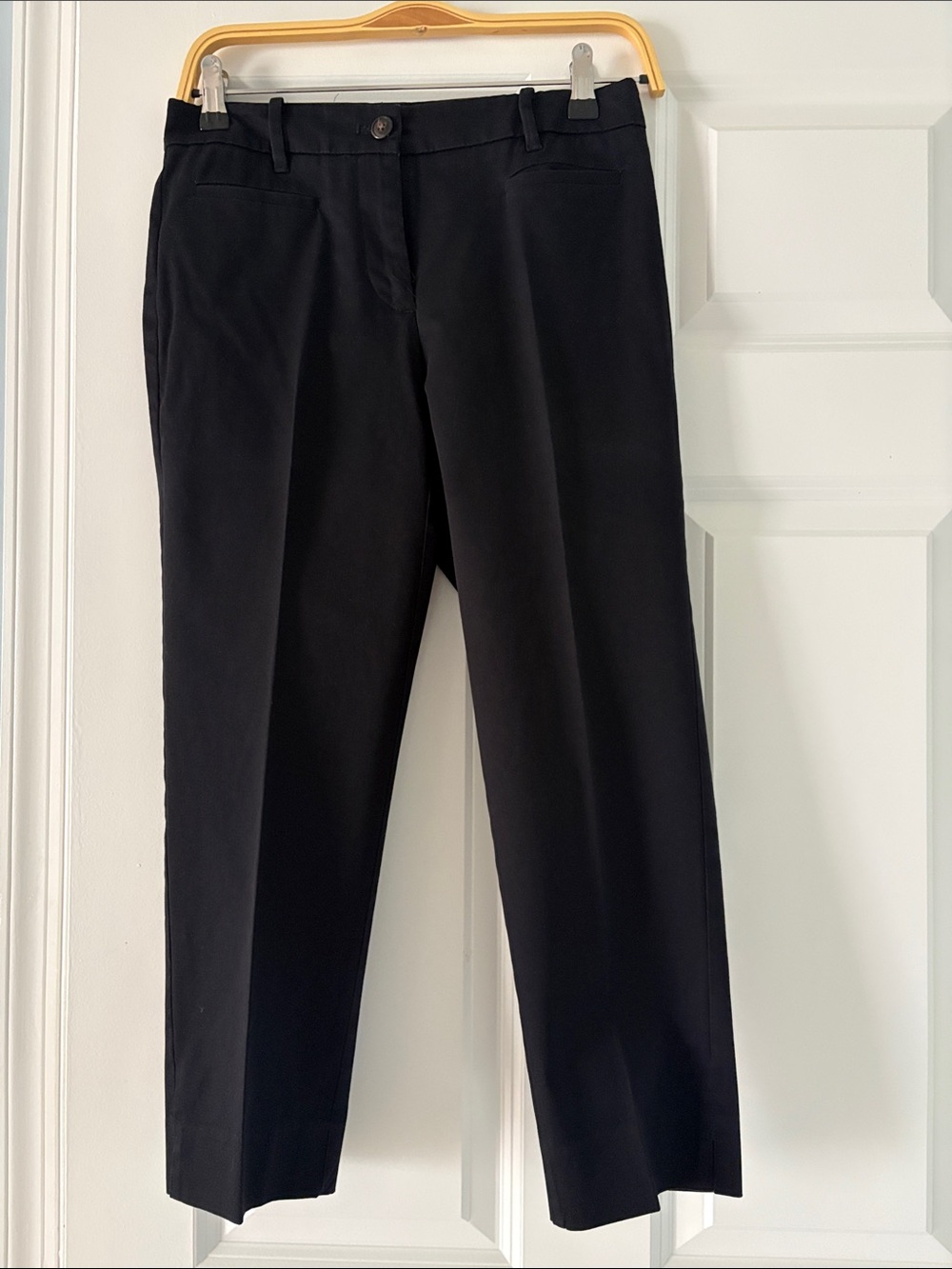 Ann Taylor Black Women's Straight-Leg Trousers
